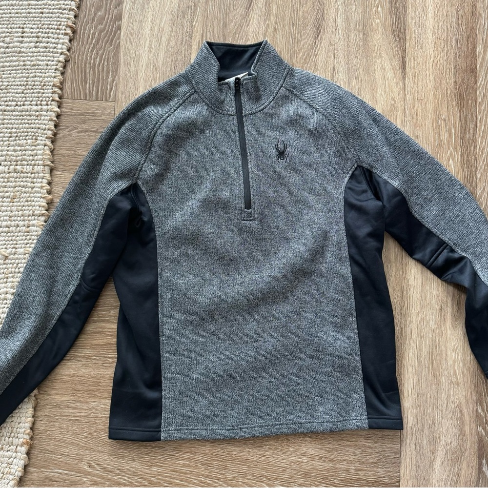 Spyder Men's Half Zip Sweater Gait Knit Pullover Jacket